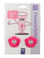 Pexkids verlichtingsset led vlinder met siliconen strap - rood