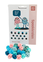 Perles de parole de vélo Pexkids "Balls Sorted 6 couleurs (30 pièces sur carte)