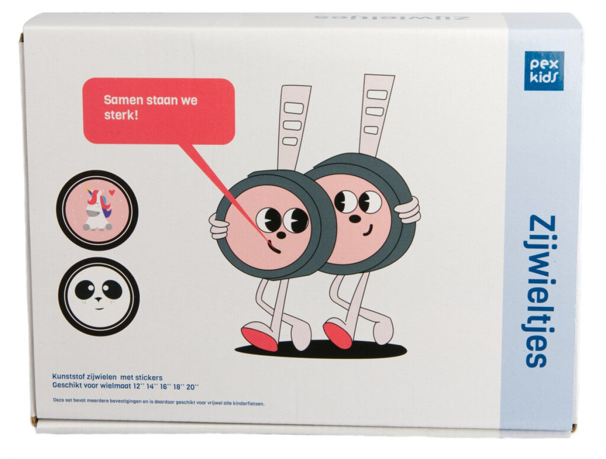 Roues Tutch 12 ~ 20" pexkids licorne/panda - rose