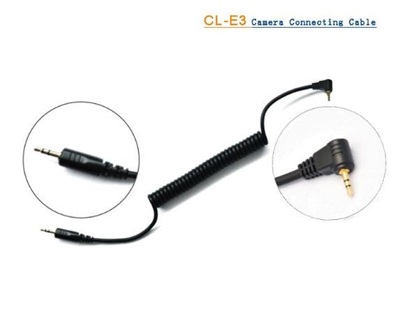 Pixel camera verbindingskabel e3 3,5 mm voor canon