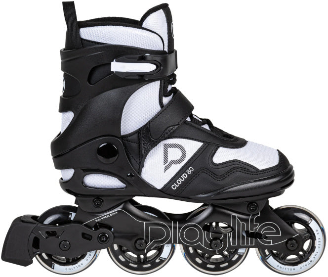 Playlife cloud fitness inline skates 82a zwart wit maat 38