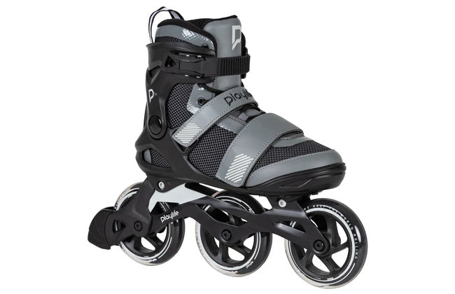Playlife GT 110 Fitness Inlineskates Zwart grijs maat 38