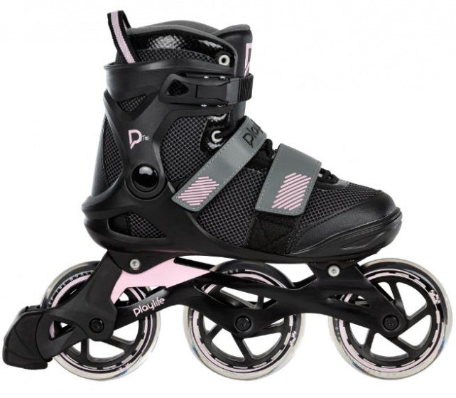 Playlife - Fitness GT 110 inline skates 80A zwart roze maat 38