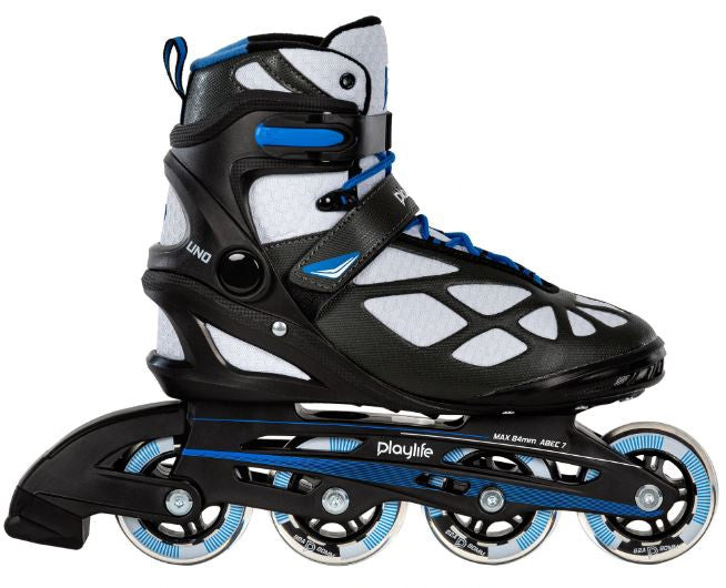 Playlife Inline skates Black 80 softboot 82A zwart maat 37