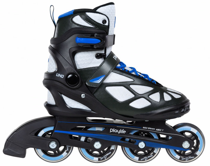 Playlife Inline skates Black 80 softboot 82A zwart maat 39