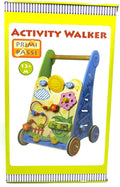 Jonotoys - Jonotoys Primi passi - houten loopwagen met activiteiten
