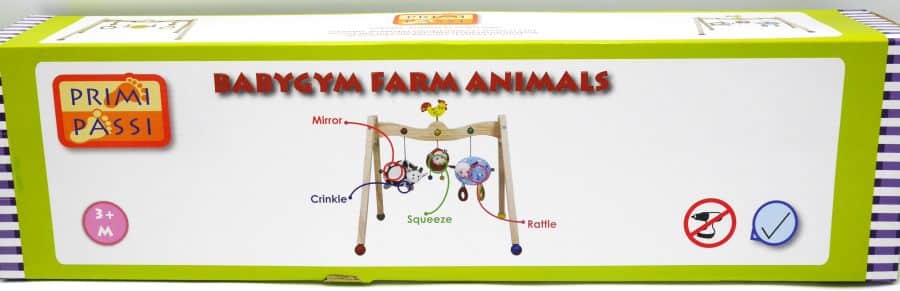 Jonotoys - Jonotoys Primi passi - houten babygym boerderij dieren