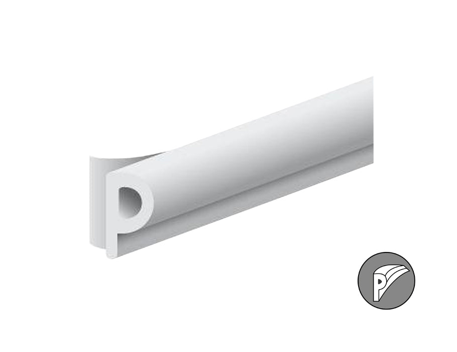 Ellen tochtband p-profiel - wit - 10x5mm - 7.5m