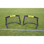 Precision training Mini-voetbaldoelen 91,4 cm polyester zwart 2 stuks