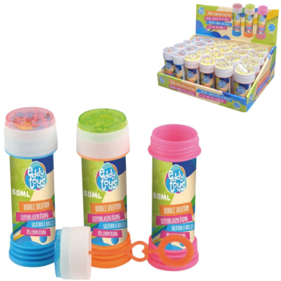 Bellenblaas met spel 50 ml 3 assorti display 24 stuks | 3 stuks