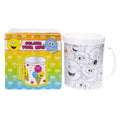 Duckiez kleur je eigen beker smiley 10 cm | 24 stuks