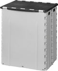 Proplus Afvalbak opvouwbaar 35 liter 25 x 31 x 38 cm grijs zwart