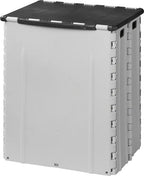 Proplus Afvalbak opvouwbaar 35 liter 25 x 31 x 38 cm grijs zwart