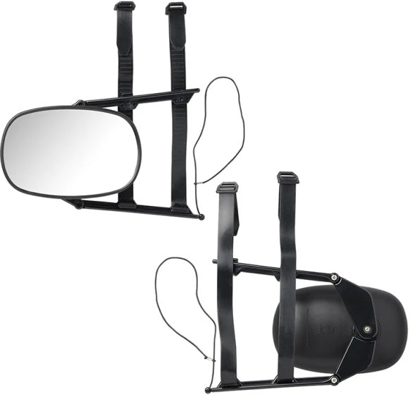 Basic caravanspiegel universeel zwart