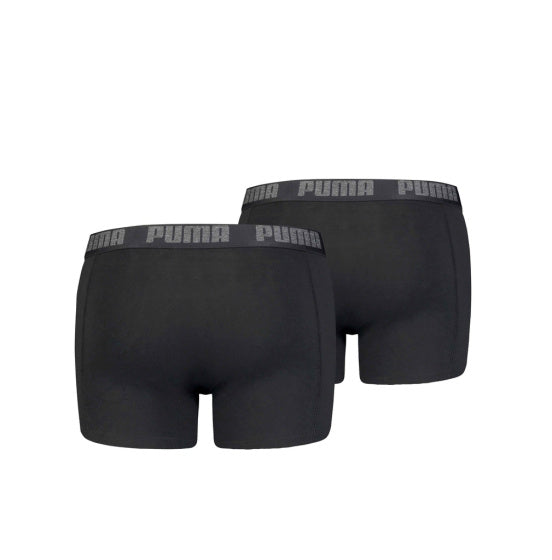 Puma Basic Boxershort Heren (Pack of 2) Zwart maat S