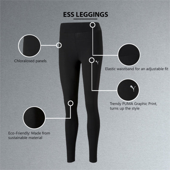 Puma ESS SportLegging Dames Zwart maat M