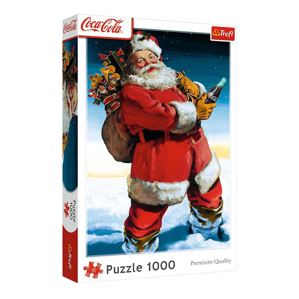 Trefl - Trefl Kerstpuzzel coca cola in de sneeuw - 1000st.