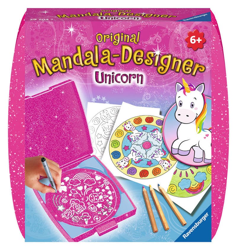 Mandala-designer ravensburger mini - eenhoorn