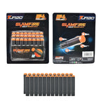 Fast pioneer foam kogels voor speelgoedpistool 24 stuks zwart
