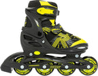 Roces Inline skates Jokey 3.0 softboot 82A zwart geel maat 34-37