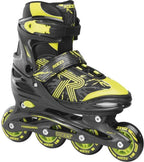 Roces Inline skates Jokey 3.0 softboot 82A zwart geel maat 30-33
