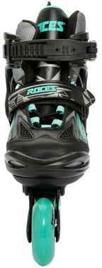Roces Inline skates Moody Tif 82A zwart aqua maat 30-35