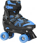Roces Rolschaatsen Quaddy 3.0 jongens zwart blauw maat 34-37