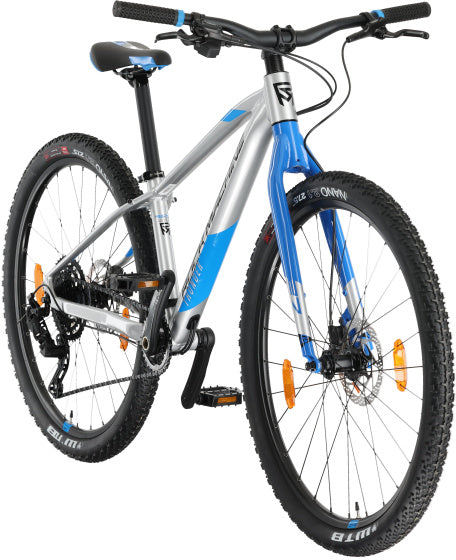 Rock Machine - Rock Machine Thunder 27 inch xs junior 9v hydraulische schijfrem zilver/blauw