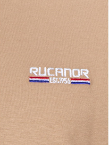 Rucanor Raffi basic shirt ronde hals heren beige maat L