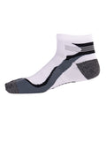 Rucanor Hardloopsokken kort 2-pack wit grijs maat 43-46