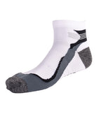 Rucanor Hardloopsokken kort 2-pack wit grijs maat 43-46