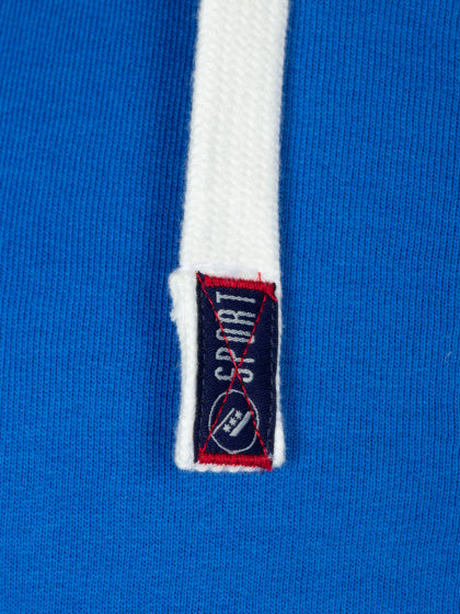 Rucanor Sydney sweatshirt hood unbrushed heren blauw maat M