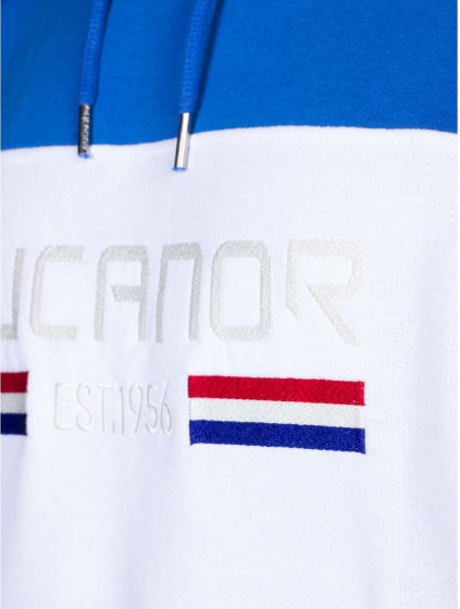 Rucanor Trevor sweater hoodie heren blauw wit maat XXL