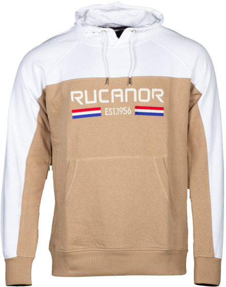 Rucanor Trevor sweater hoodie heren wit beige maat L