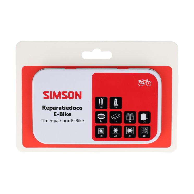 Simson - reparatiedoos e-bike op kaart