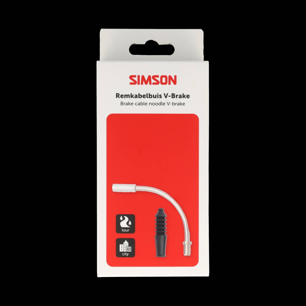 Simson - remkabelbuis v-brake incl. rubber