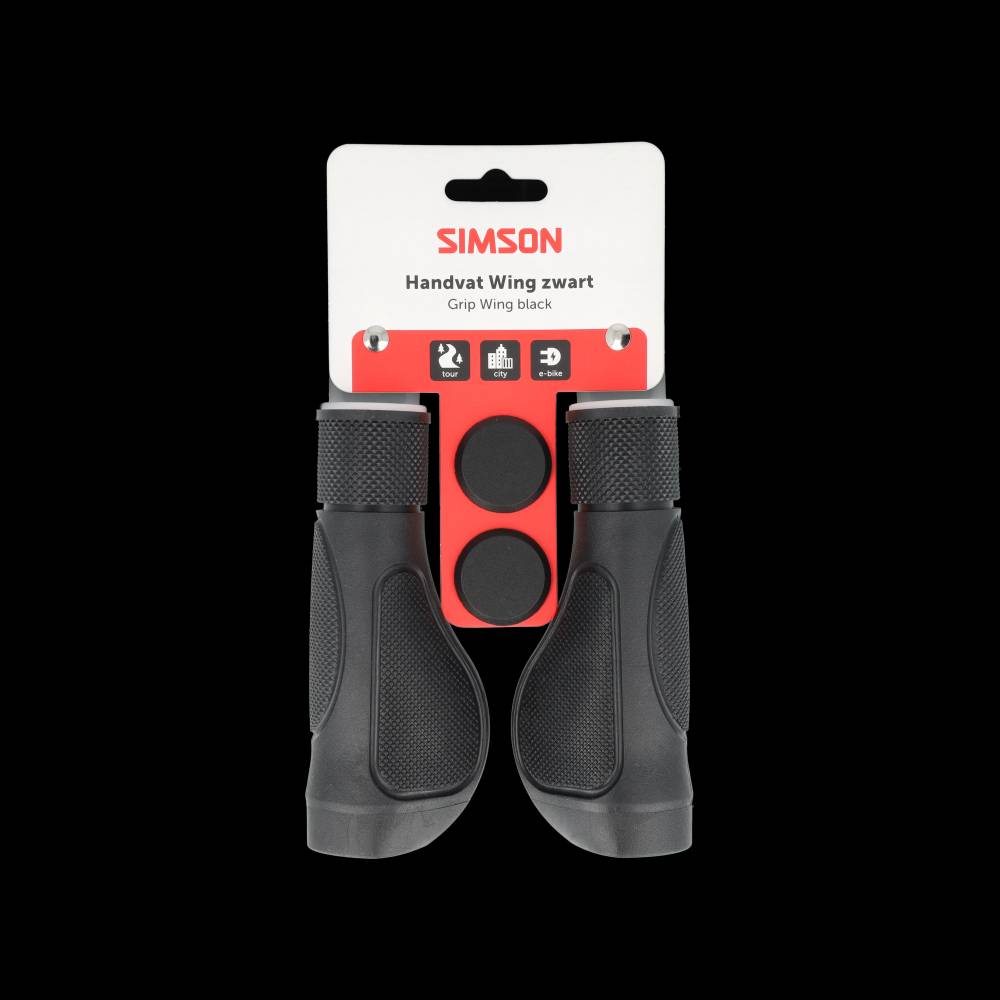 Simson - handvatten wing zwart