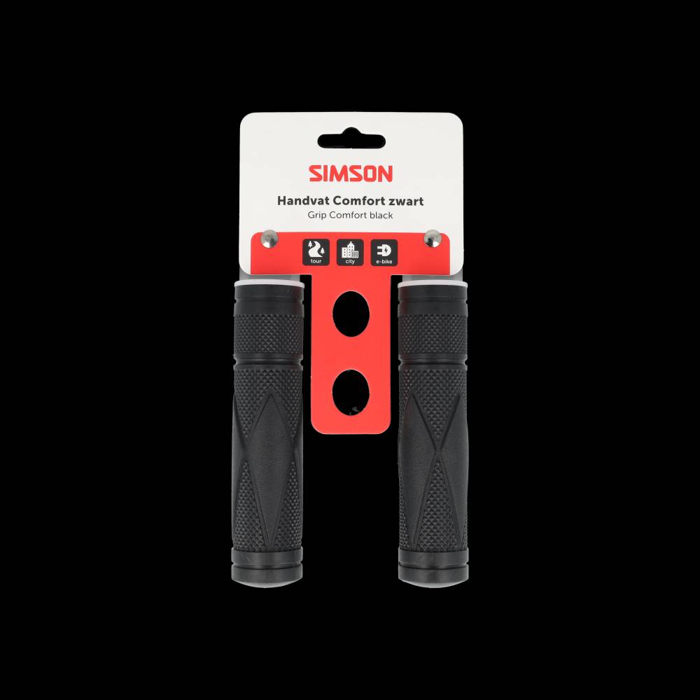 Simson - handvatten comfort zwart