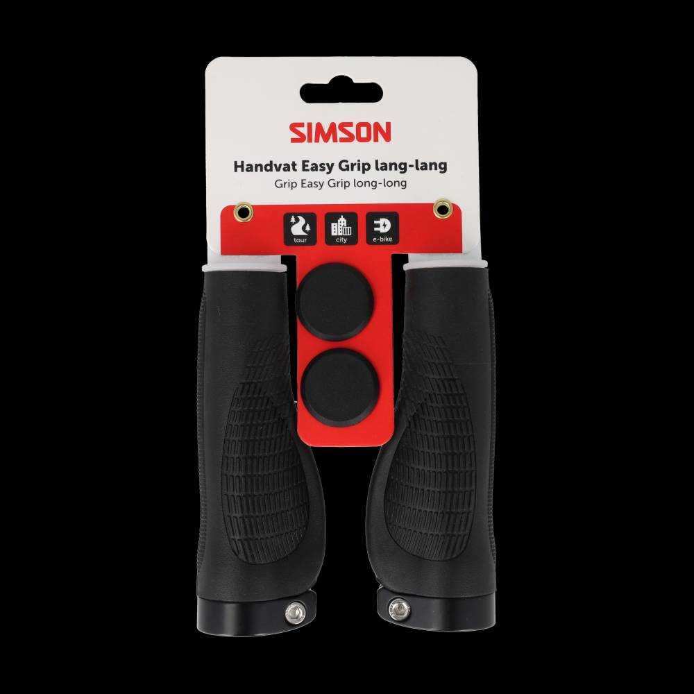Simson - handvatten easy grip lang/lang m/schroefjes
