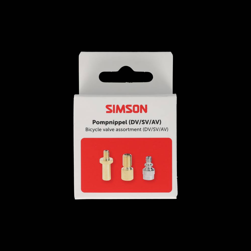 Simson - pompnippel ment 3-delig