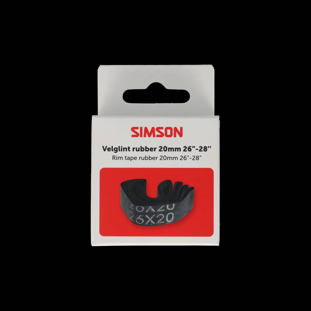 Simson - Velglint 26-28" 20mm breed - zwart