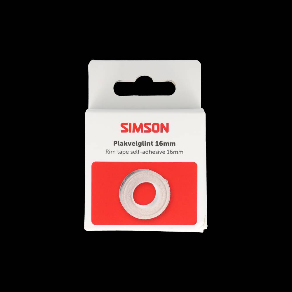 Simson - plakvelglint 16mm breed