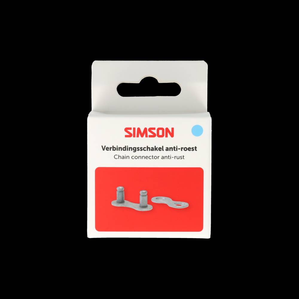 Simson - verbindingsschakel anti-roest 1/2"x1/8"
