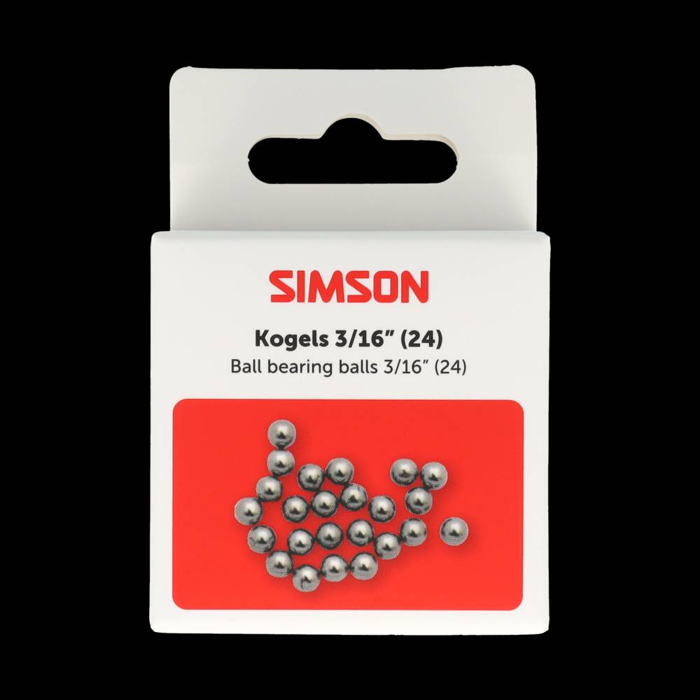 Simson - kogels 3/16" (24st)