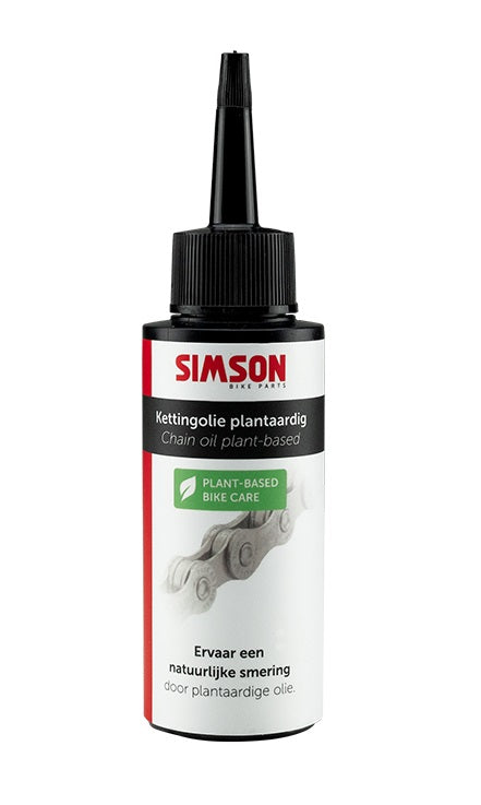 Simson - Kettingolie plantaardig - zwart/rood