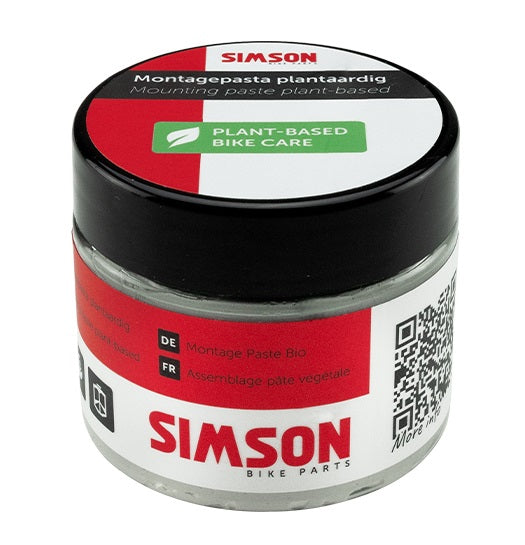 Simson - Montagepasta plantaardig - zwart/rood