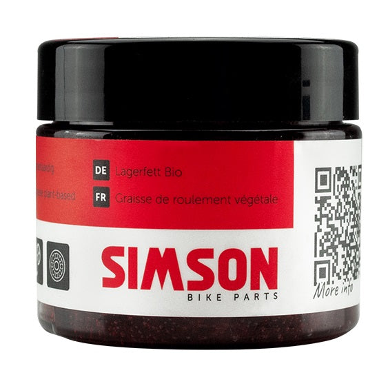 Simson - Lagervet plantaardig - zwart/rood