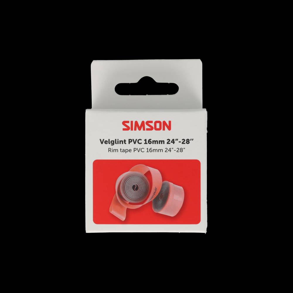Simson - Velglint 24i -28i 16mm breed pvc