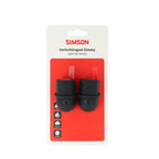 Simson - Verlichtingsset simmy batterij - zwart