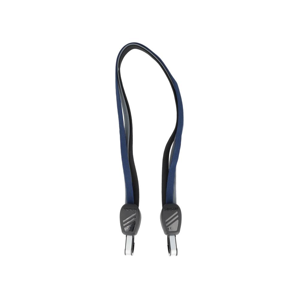 Simson - karabijnhaakbinder 60cm zwart/blauw/antraciet